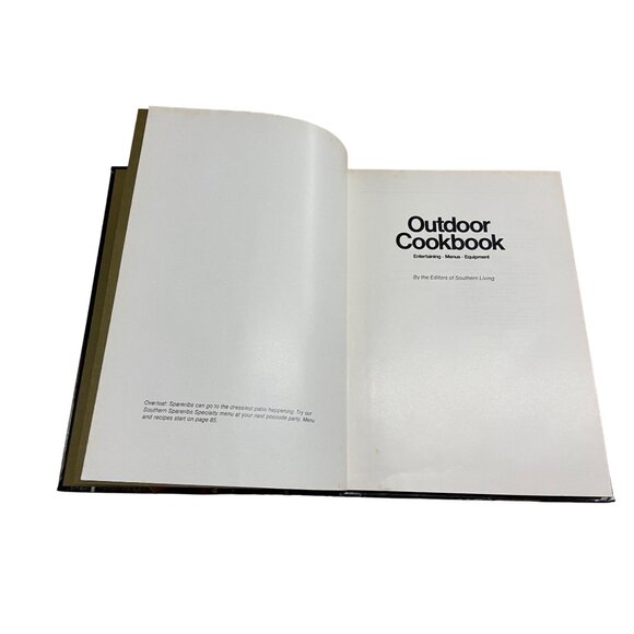 Southern Living Outdoor Cookbook Vintage 1973 1st Printing Hardcover - Picture 3 of 10
